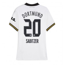 Borussia Dortmund Marcel Sabitzer #20 Tredjedrakt Kvinner 2024-25 Kortermet